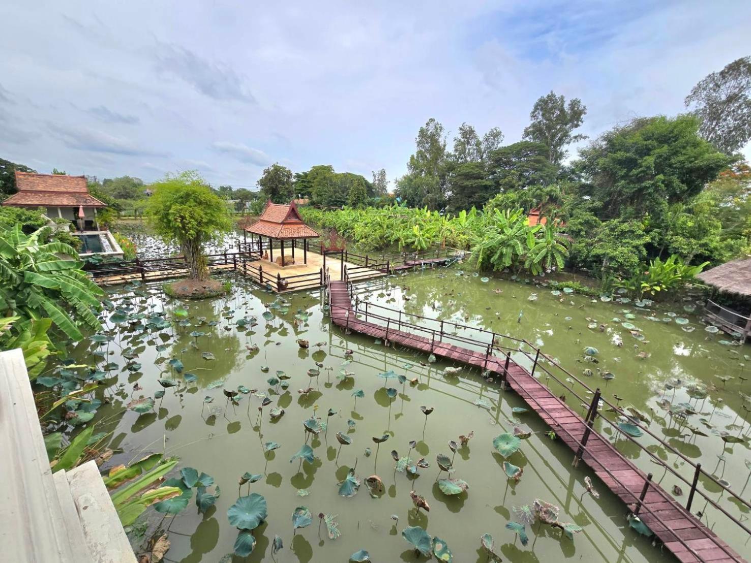 Ayutthaya Garden River Home Ban Bang Krasan Eksteriør billede